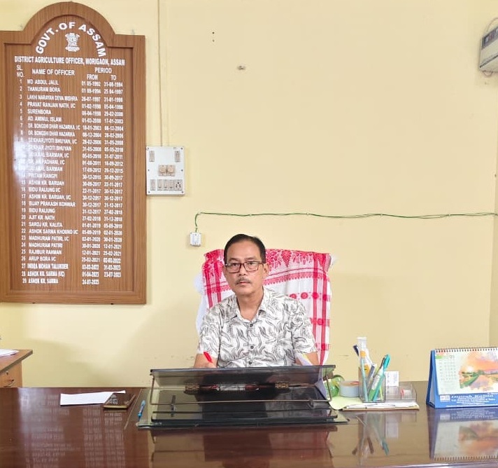 Tapan Kumar Brahma, District Agriculture Officer, Morigaon