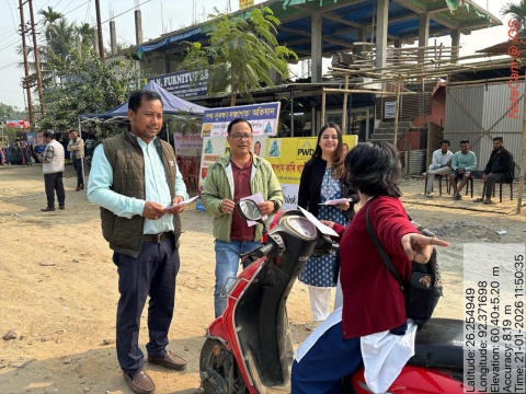 Road safety awareness camp